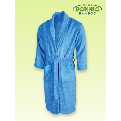 bambusový župan modrý