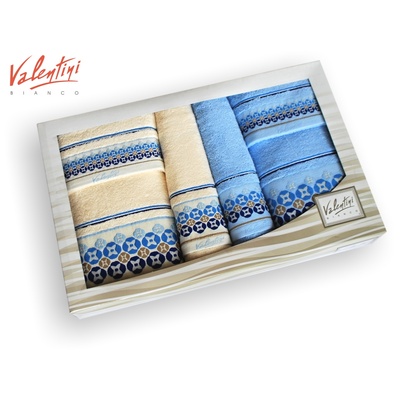 Dárkové balení ručníků VALENTINI 6 ks