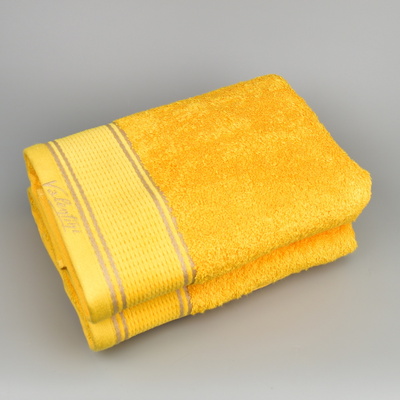 Bambusový ručník VALENTINI 50x100 cm žluto-oranžový